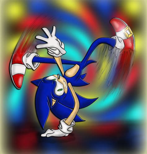 Sonic's Break Dance by sensum on DeviantArt