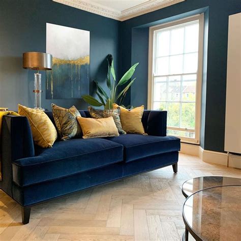 Living Room Ideas With Navy Blue Sofa - Sofa Design Ideas