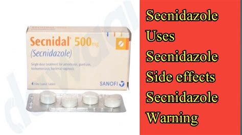 Secnidazole tablets uses,side effects and warning review in urdu / Hindi - YouTube