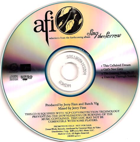 AFI - Sing The Sorrow | Releases, Reviews, Credits | Discogs