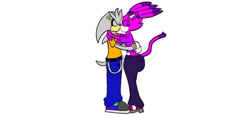 Silver -n- Blaze:kissing by TruePhazonianForce on DeviantArt