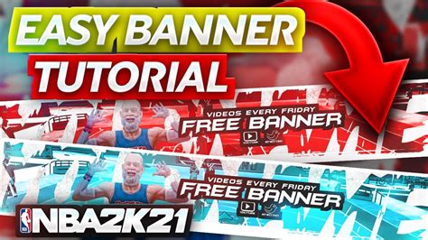 How To Make Youtube/ Twitter Banners *EASY NBA 2K21 And Other Games!!! Chanel Art - YouTube