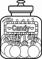 Free & Easy To Print Candy Coloring Pages  Tulamama sketch template