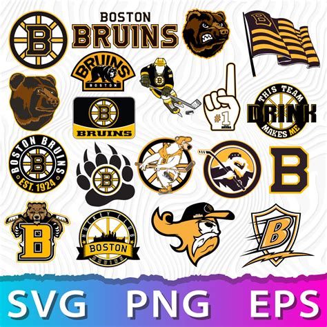 Boston Bruins Logo SVG, Boston Bruins Emblems, Bruins PNG, B - Inspire ...