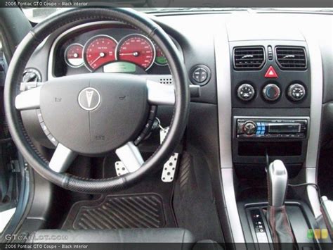 Black Interior Dashboard for the 2006 Pontiac GTO Coupe #54794497 | GTCarLot.com