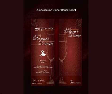 23+ Dinner Ticket Templates in AI | InDesign | Word | Pages | PSD ...