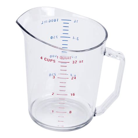 CAMBRO 1 QUART MEASURING CUP - Rush's Kitchen