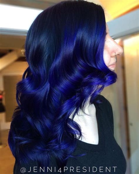 20 Dark Blue Hairstyles That Will Brighten Up Your Look | Unnatural ...