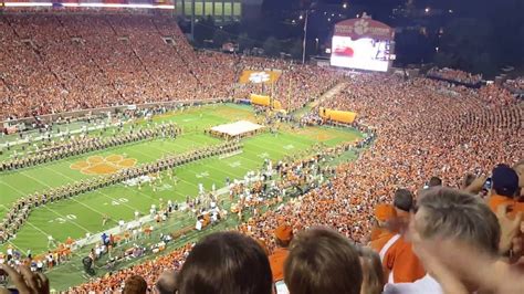 Clemson Tigers Entrance to Death Valley - YouTube