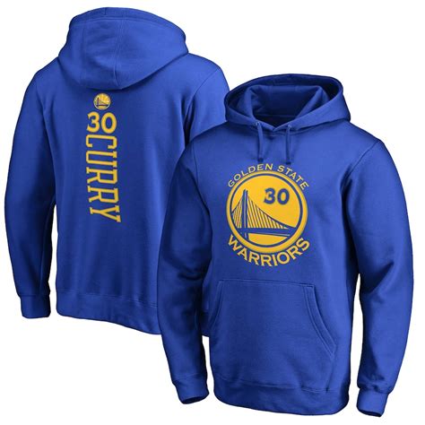 Stephen Curry Golden State Warriors Royal Backer Pullover Hoodie