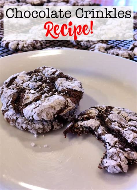 Chocolate Crinkles Recipe - MomOf6