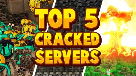 TOP 5 BEST CRACKED MINECRAFT SERVERS! 1.8 - 1.15 No Premium Servers - YouTube