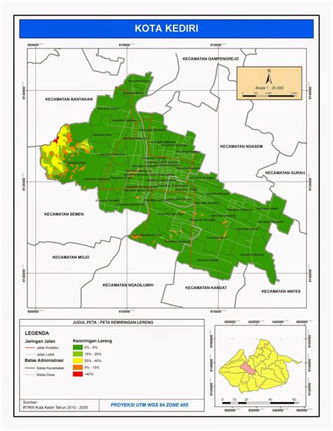 Inspirasi 29+ Peta Kota Kediri
