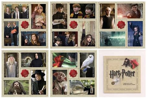 Send Magical Letters with New "Harry Potter" Stamps