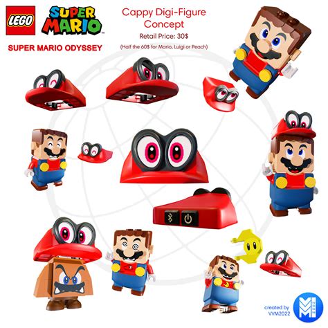 LEGO Super Mario Odyssey - Cappy Design by VVM2022 by VinVinMario on DeviantArt