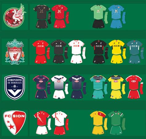 2015-16 Europa League Kits Overview - All 131 Europa League 15-16 ...