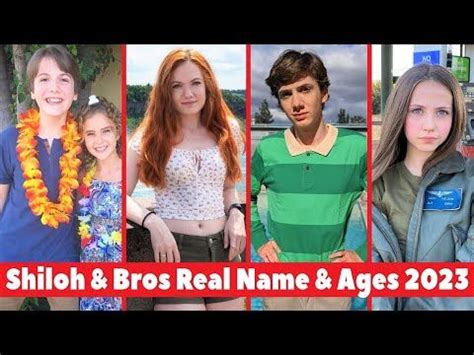 Shiloh & Bros Real Name & Ages 2023 - YouTube in 2024 | Shiloh, Bros ...