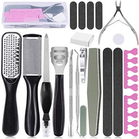 EAONE 20 in 1 Professional Pedicure Tools Set, Foot Care Pedicure Kit ...