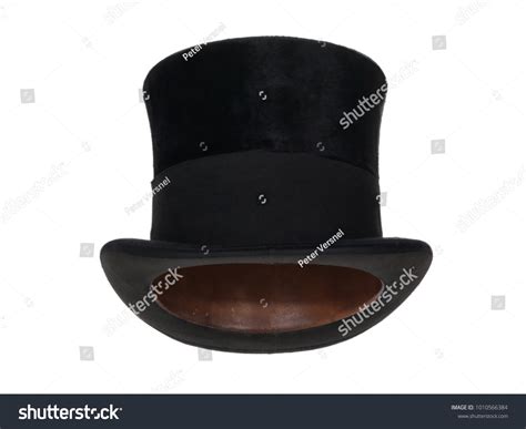 Black Vintage Top Hat Isolated On Stock Photo 1010566384 | Shutterstock