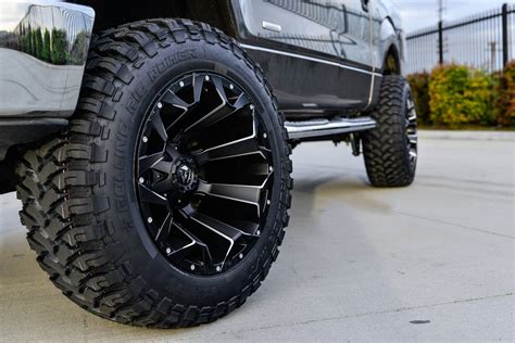 20″ Fuel Wheels D546 Assault Black Milled Rims | RBP Tires Repulser M/T ...