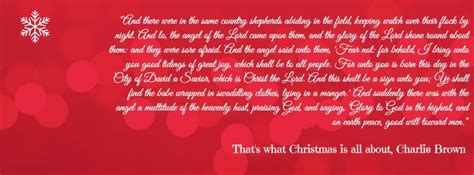 Linus' Christmas speech | FB Cover Creations | Pinterest