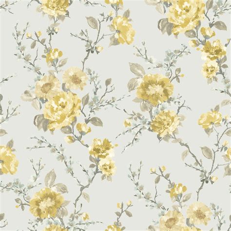 Vintage Yellow Floral Wallpapers - 4k, HD Vintage Yellow Floral ...