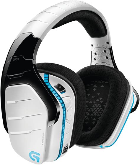 Logitech G933 RGB Wireless 7.1 Gaming Headset - White Images at Mighty Ape NZ