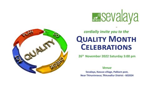 Quality Month Celebration – 2022 – Sevalaya