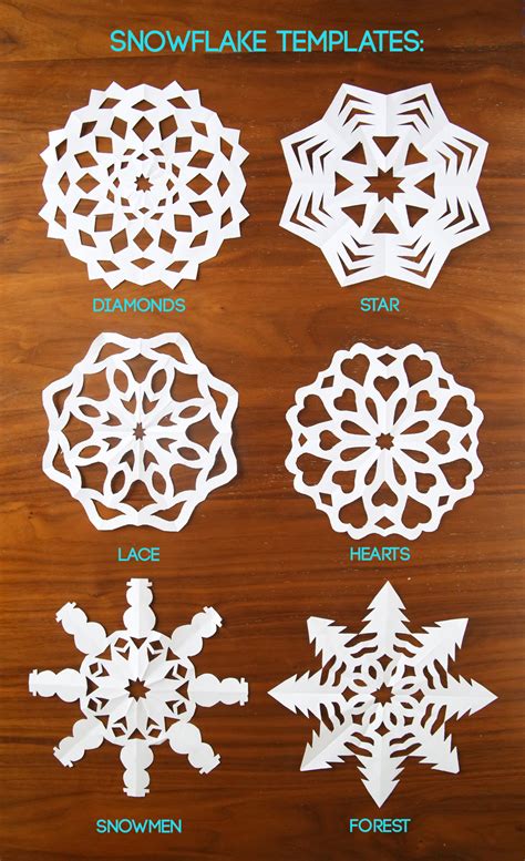 how to cut snowflakes {video tutorial + free templates} - It's Always ...