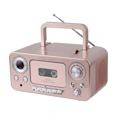 Portable Stereo CD Player with AM/FM Radio and Cassette Player/Recorder - Walmart.com