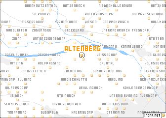 Altenberg (Austria) map - nona.net