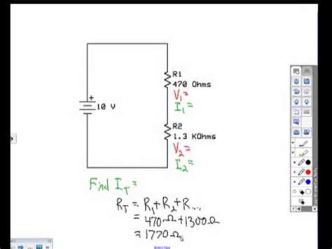 solving series circuit problems - YouTube