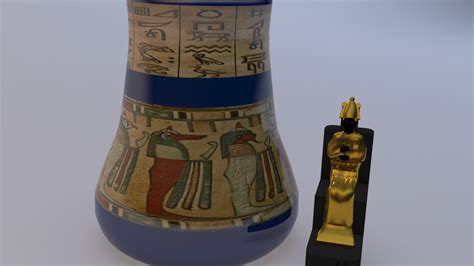 Free 3D osiris statue vase figurine - TurboSquid 1310682