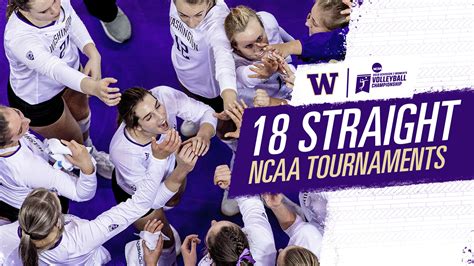 2019 Washington Volleyball Postseason Branding on Behance