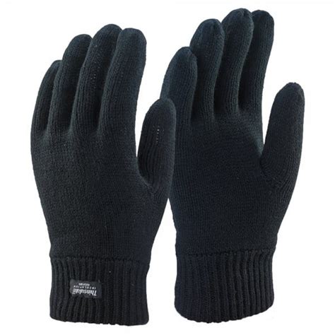 Black Thinsulate Gloves | RSIS