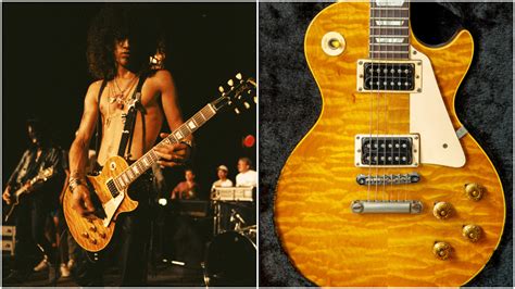 "Perhaps it is the guitar that 'Saved Rock and Roll'": The guitar which Slash used to help write ...