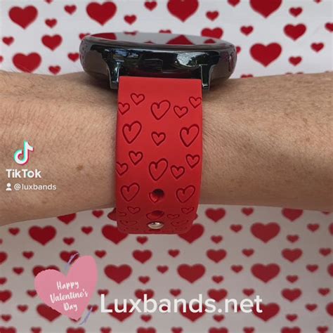 Hearts 20mm Samsung Galaxy Watch Band – Lux Bands Shop