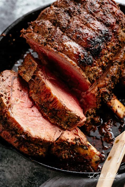 Standing Prime Rib Roast with Horseradish Creme Fraiche - Rural Messenger