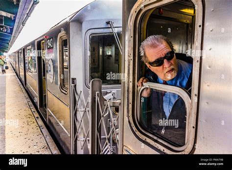 Conductor Woodside – 61st Street Subway Station Woodside Queens New York, New York, USA Stock ...