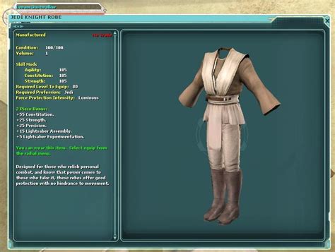 Jedi Knight Robe | SWG Wiki | Fandom