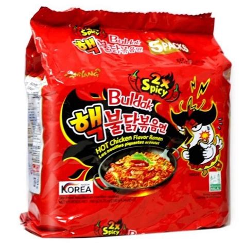 Samyang Buldak 2x Spicy Hot Chicken Flavor Instant Stir-Fried Ramen ...