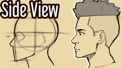 How to Draw Profile Face (Side View) | Drawing Lesson 16⚡ - YouTube