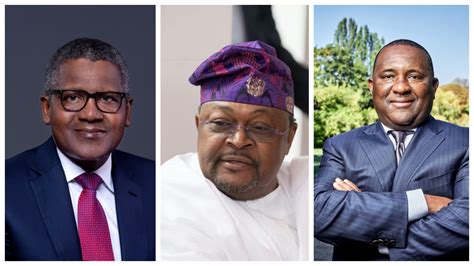 Aliko Dangote, Abdulsamad Rabiu & Mike Adenuga Top Forbes Africa's ...