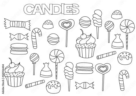 Candy Bar Coloring Page