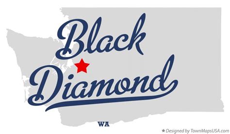 Map of Black Diamond, WA, Washington