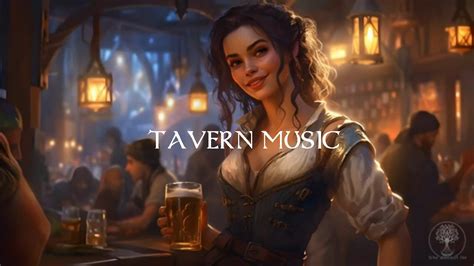 Tavern Music | Medieval fantasy tavern ambience + tavern crowd sounds | white noise, dnd music ...