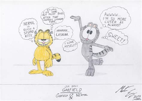 Garfield and Nermal by MortenEng21 on DeviantArt