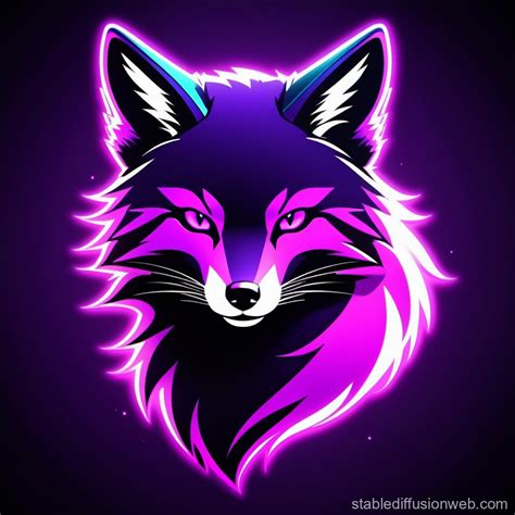 FilthyFoxYT's Sleek Gaming Fox Logo | Stable Diffusion Online