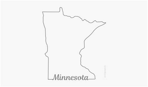 Minnesota State Outline Svg