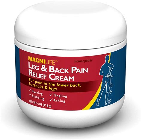 MagniLife Leg & Back Pain Relief Cream 4oz - Walmart.com - Walmart.com